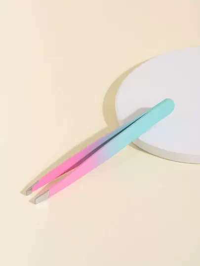 1pc Gradient Eyebrow Tweezer - New Design & Innovative Craft, Essential For Home Makeup,Makeup,Cheap,Room Decor,Vanity,Travel,Bedroom,Makeup Accessories,Tweezers,Cheap,Stocking Stuffers,Makeup,Makeup Tools,Cheap Stuff,Gifts,Gifts For Women,Christmas Gifts,Giveaways,Travel,Cheap Stuff,Travel Essential