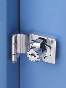 1入組鎖和2入組鑰匙和6入組斜線 - 銀色 - 查看 6