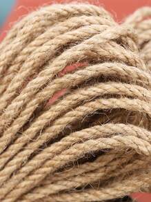 1卷DIY禮品麻繩 - 棕色 - 查看 2