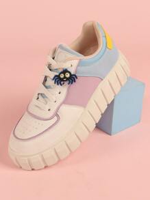 3pcs Halloween Spider Design Shoe Decoration - Multicolor - View 4