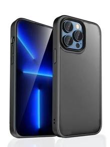 素色保護套適用於iPhone - 黑色 - 查看 1