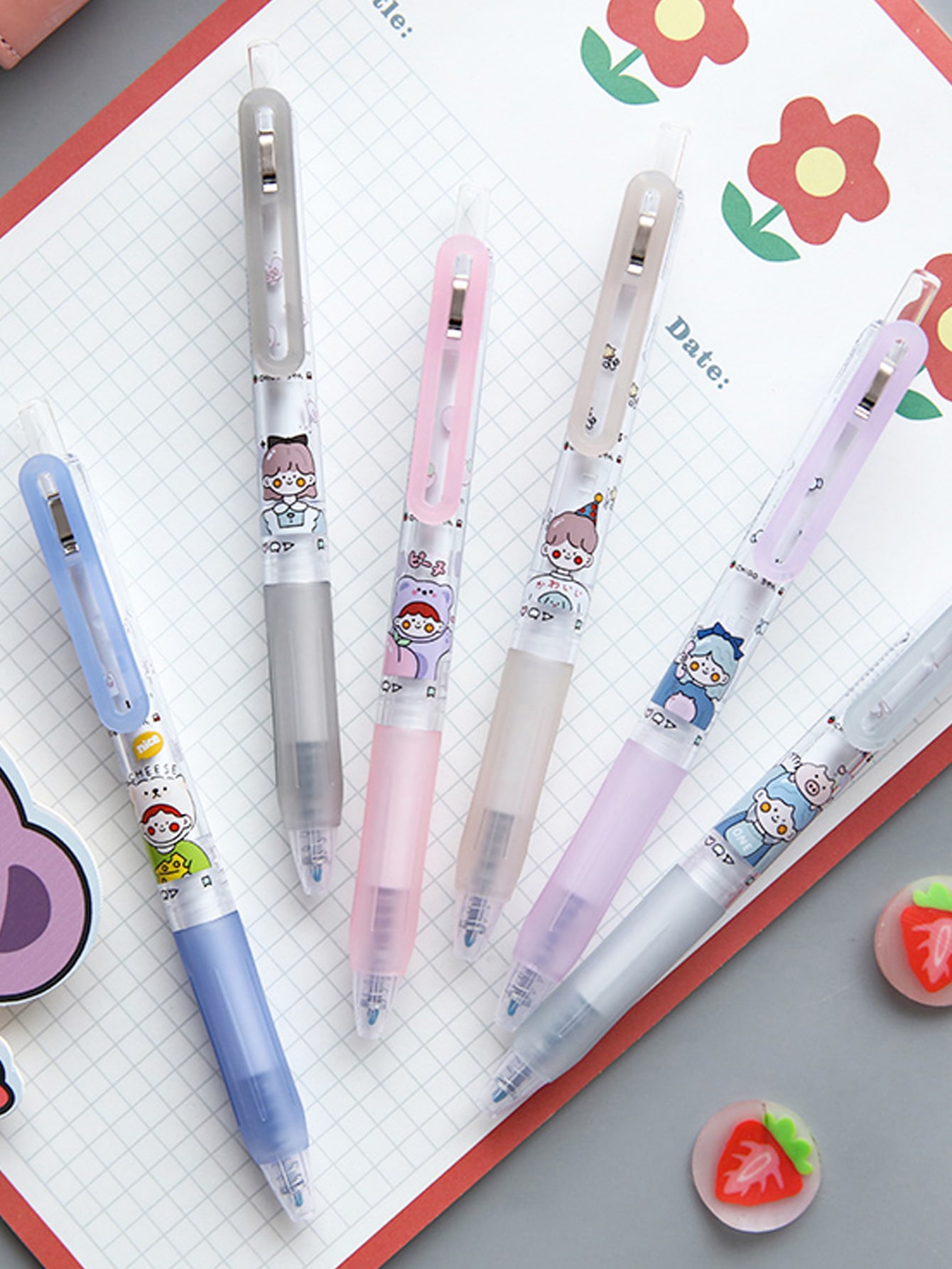 1 Piece Stylo Roller Figure Aleatoire Mode En Ligne Shein France