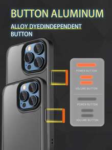 素色保護套適用於iPhone - 黑色 - 查看 5