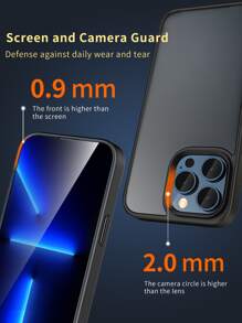 素色保護套適用於iPhone - 黑色 - 查看 6