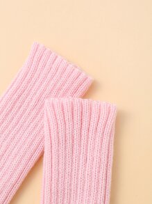 Găng tay cụt ngón dài - Màu Hồng baby - Xem 4