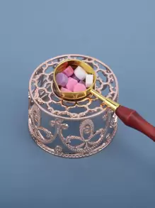 1入组粉色創意鏤空蠟封保溫器 - 粉色 - 查看 1