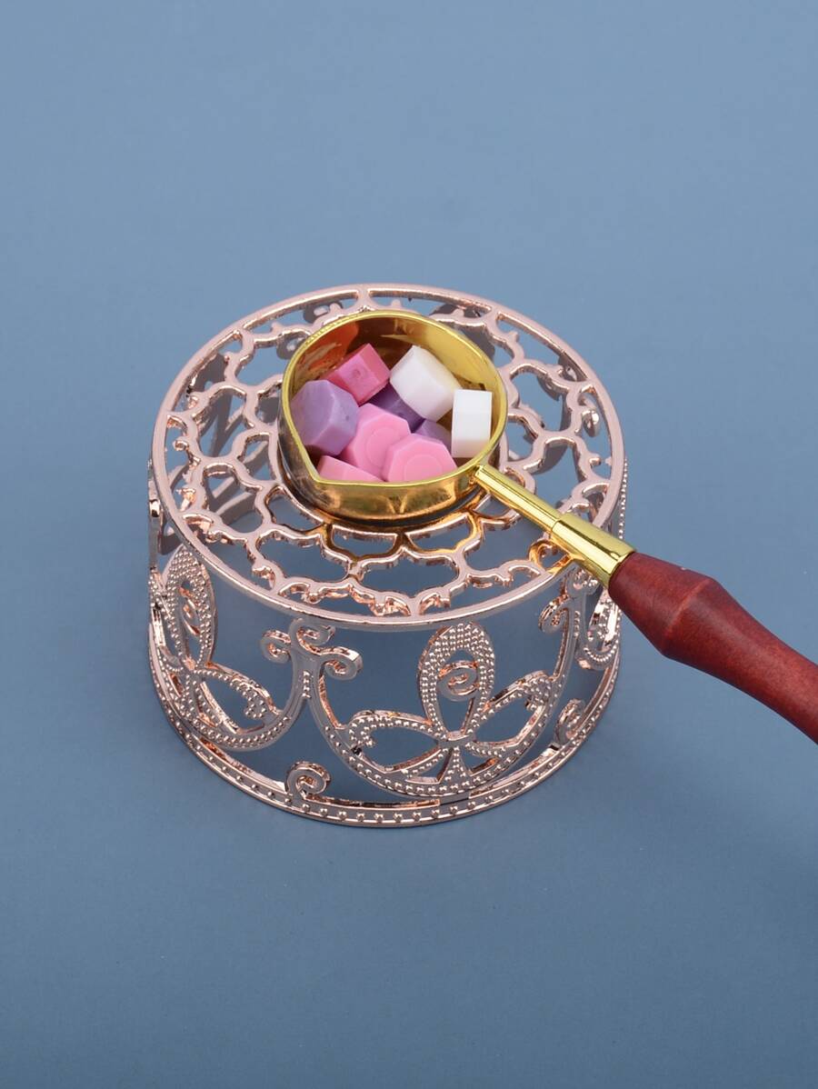 1入组粉色創意鏤空蠟封保溫器 - 粉色 - 查看 1