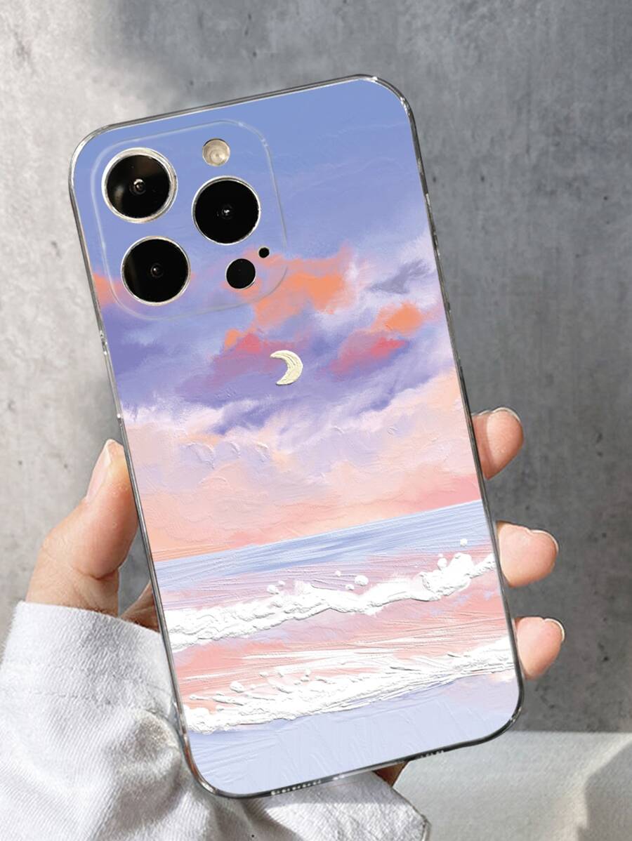 Custodia per telefono con motivo paesaggistico - Multicolore - Visualizzare 1