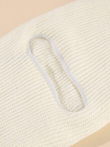 Men Solid Balaclava - Beige - View 3