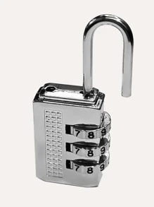 Zinc Alloy Password Lock - Silver - View 4