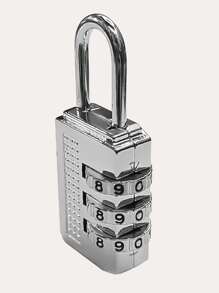 Zinc Alloy Password Lock - Silver - View 6