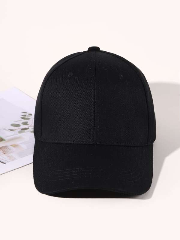 Men Solid Baseball Cap SHEIN USA