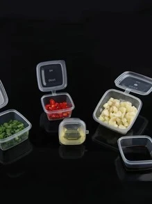 10pcs Clear Food Storage Box - Clear - View 2