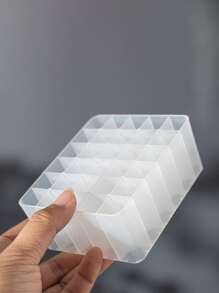 1pc 30 Grid Marker Pen Holder - White - View 2