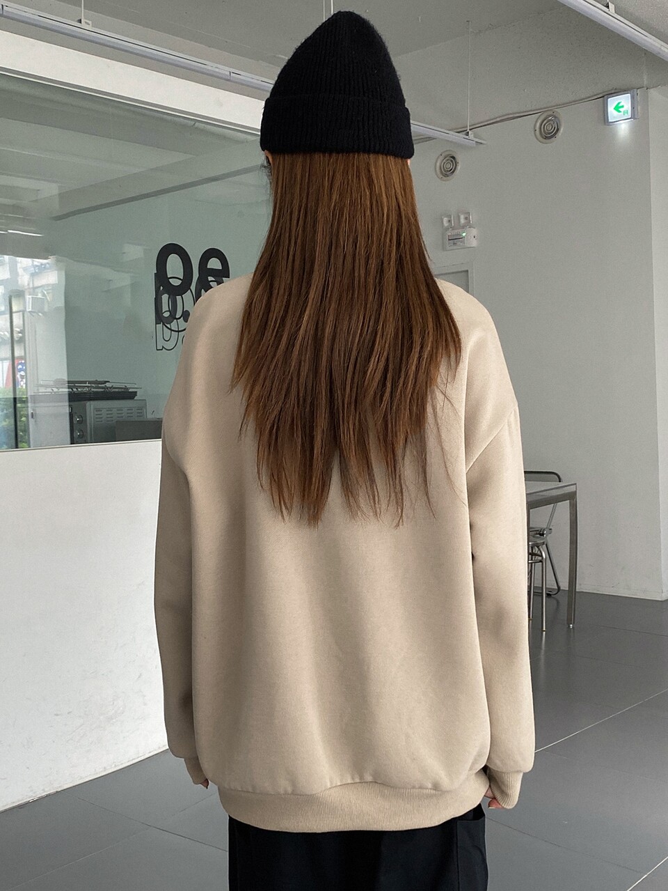 Slogan Graphic Drop Shoulder Sweatshirt