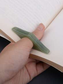 1pc Thumb Book Page Holder - Green - View 1