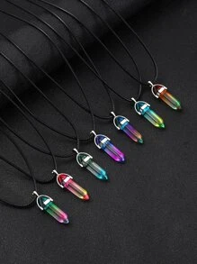 7 cái Người đàn ông Hình học Quyến rũ Vòng cổ - Nhiều màu - Xem 1