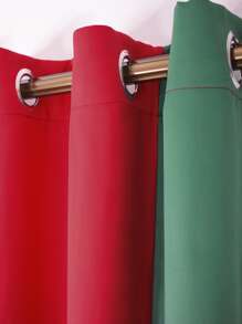 撞色1片遮光窗簾 - 彩色 - 查看 2