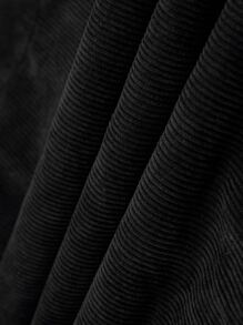 Áo khoác Nam Tương phản ren Túi Dây kéo Khối Màu Giải trí - màu đen - Xem 6