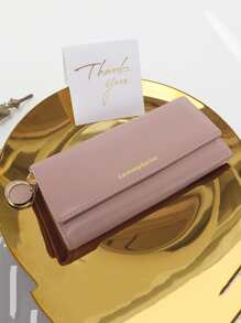 Yogodlns Letter Graphic Checkbook Cover Lightweight Modern Business Credit Card ID Card Cash Business Casual Teachers' Day Teacher Gifts Work Business Commute Travel Holiday Office Vacation For Gift For Lady For Female White-Collar Workers Wallet Wallets Wallets Teacher Gifts Gift For Girlfriend Women Gifts Present Hot Pink For Women Wallet Purse Wallet Long Wallet