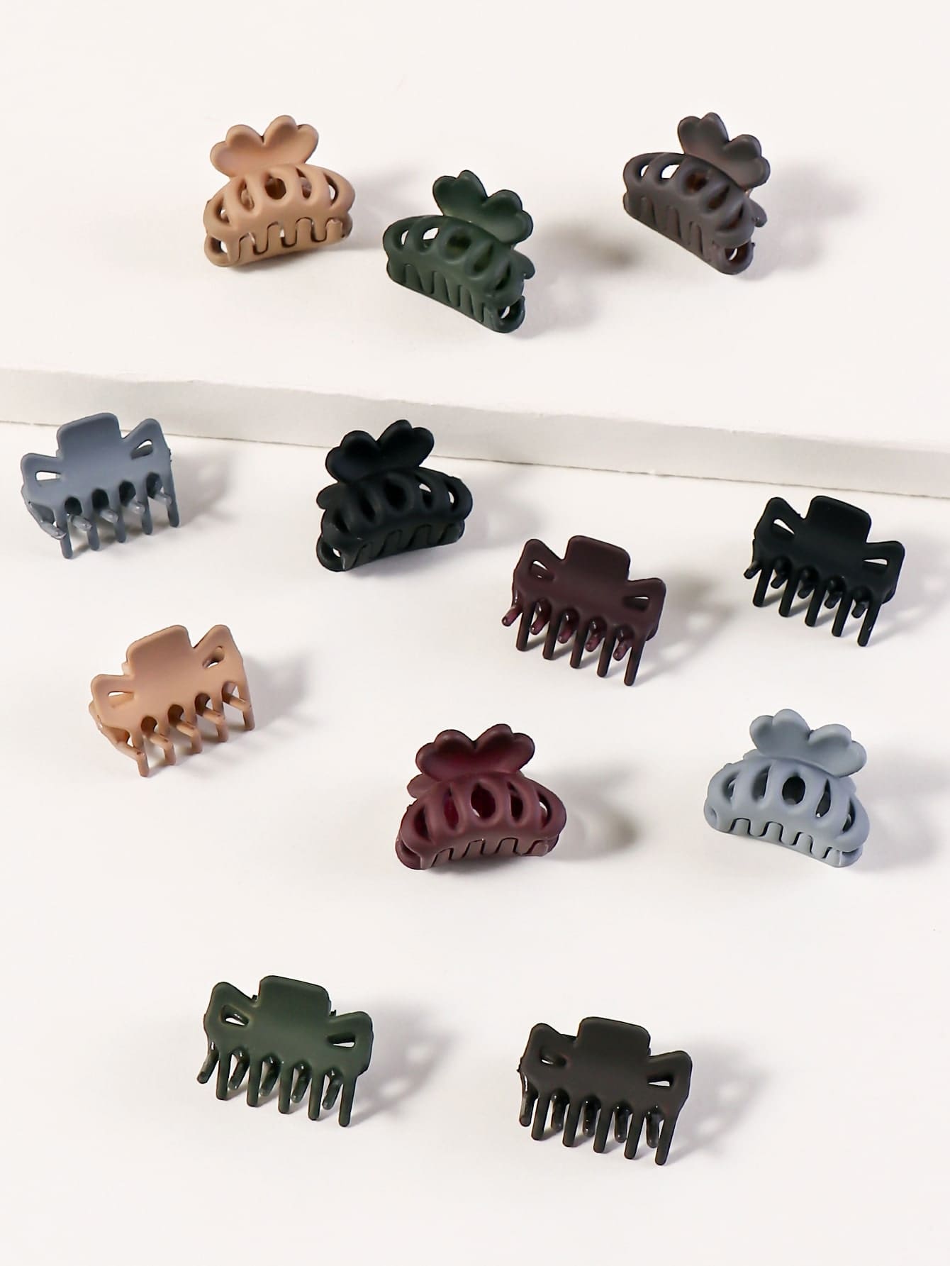 12 cái Rỗng Tóc Vuốt - Nhiều màu - Xem 1