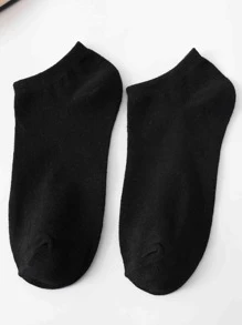 10 đôi Vớ mắt cá chân rắn - màu đen - Xem 3