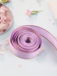 1入組拼接邊禮品包裝絲帶 - 紫色 - 查看 3