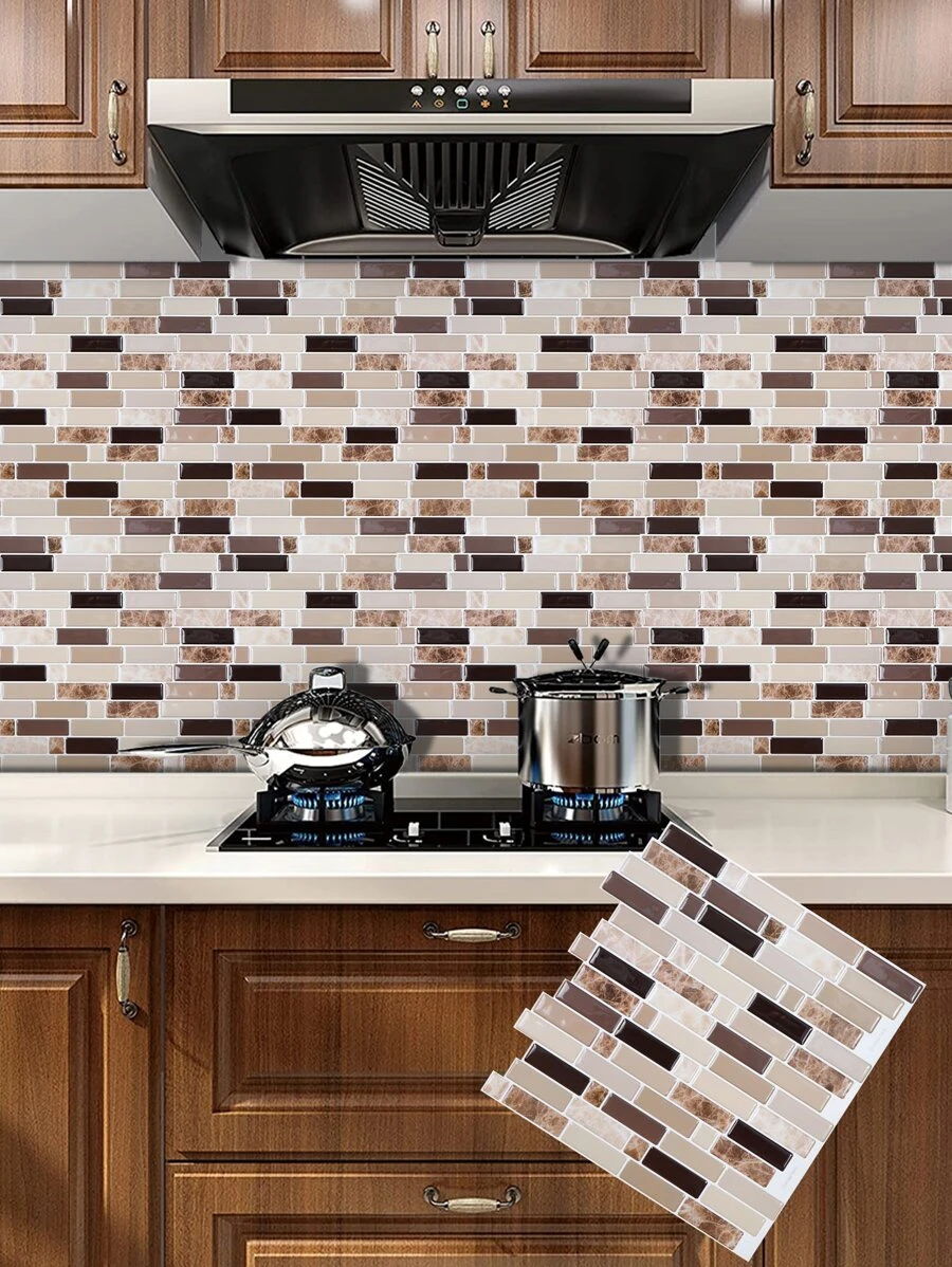 1pc Hình dán nhà bếp bằng đá cẩm thạch - Nhiều màu - Xem 1