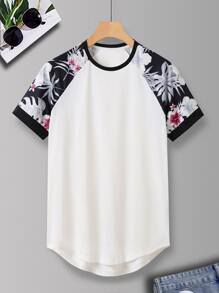 Manfinity RSRT Tops Nam Hoa Kỳ nghỉ - trắng - Xem 4