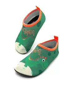 男孩卡通圖案透氣水鞋時尚戶外水襪