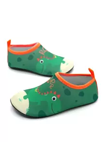 男孩卡通圖案透氣水鞋時尚戶外水襪