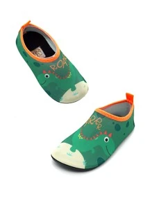 男孩卡通圖案透氣水鞋時尚戶外水襪