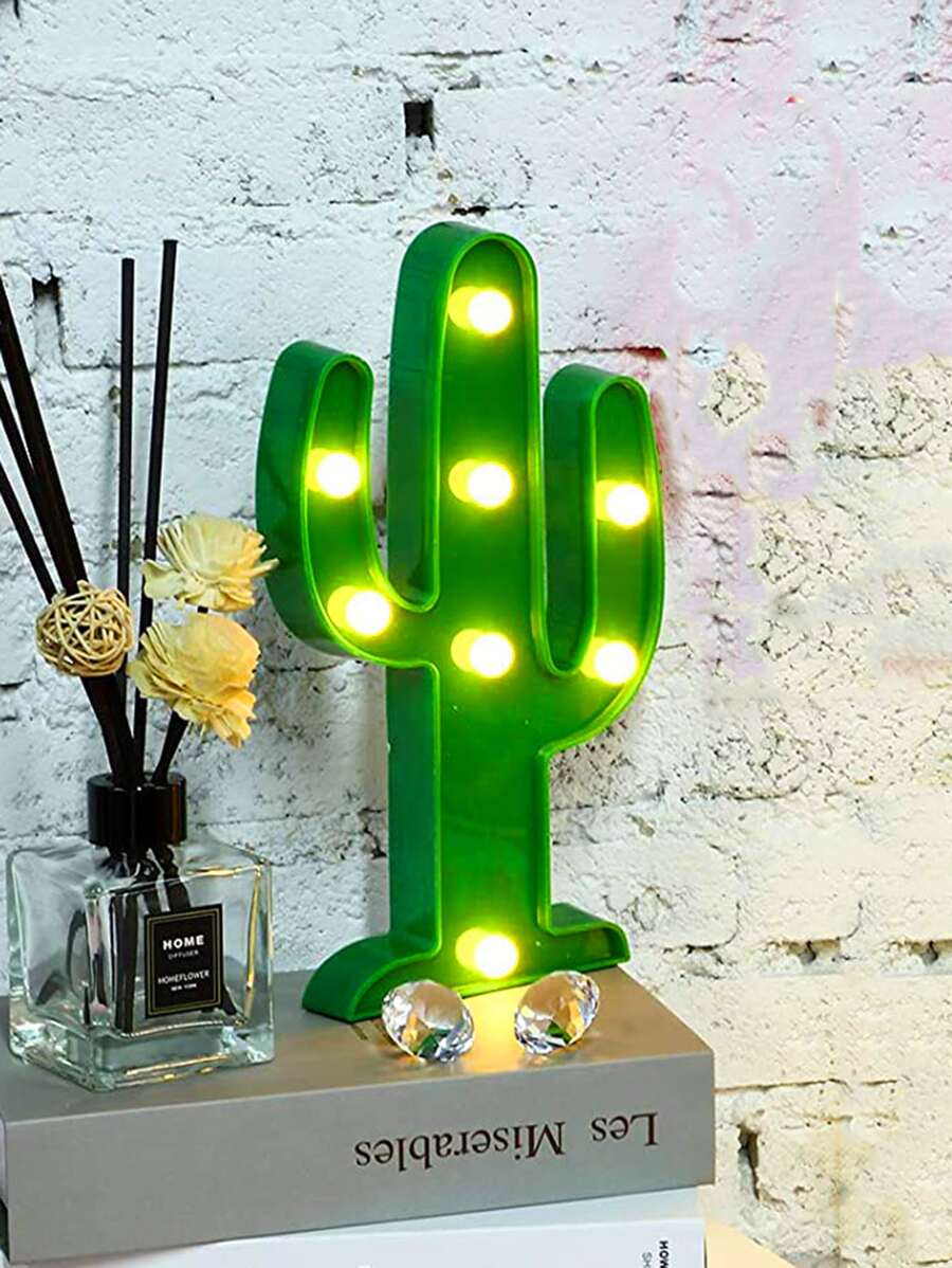 Luz decorativa en forma de cactus - Amarillo - Ver 1