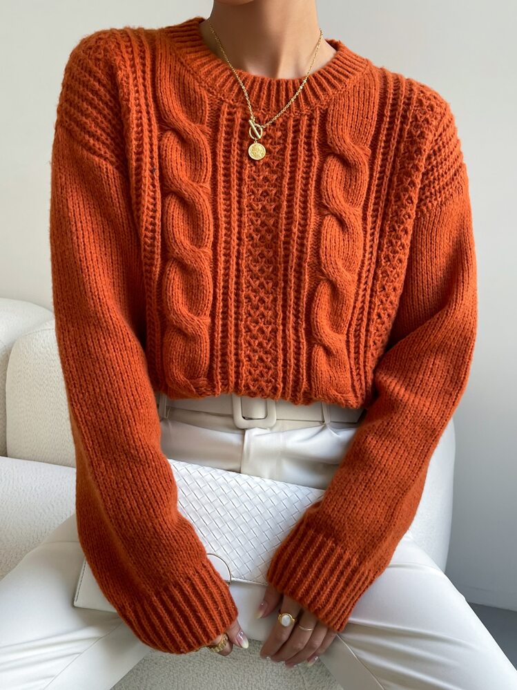 【YOURNUS】Rodeo Loose Cable Knit YOURNUS】Rodeo Loose Cable Knit Jumpers & Cardigans