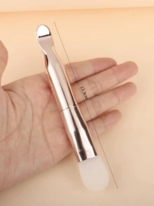 1pc Double-Ended Facial Sheet Brush With Spoon - Gold - View 4