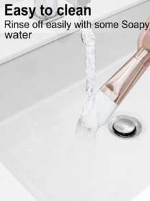 1pc Double-Ended Facial Sheet Brush With Spoon - Gold - View 6