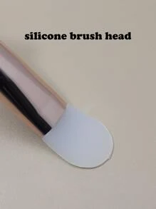 1pc Double-Ended Facial Sheet Brush With Spoon - Gold - View 7
