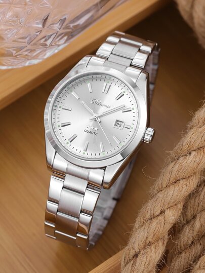 1pc Men Water Resistant Quartz Watch