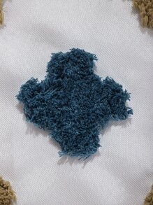 Miater Geometric Embroidered Tassel Decor Cushion Cover Without Filler, Throw Pillow Cover, Pillow Insert Not Include, For Sofa, Living Room - Multicolor - View 4