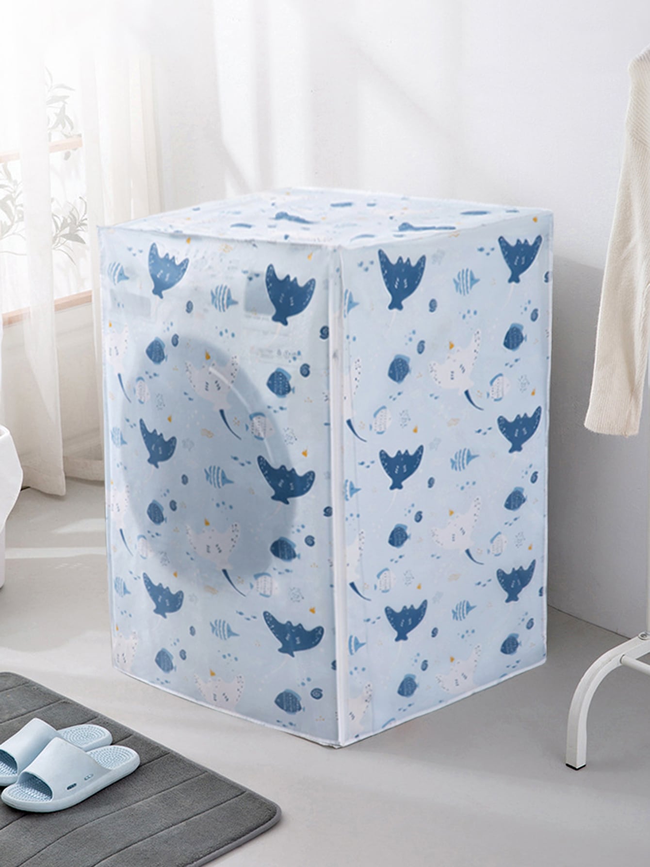 غطاء ماكينة الغسيل مزخرف برسوم كرتونية – مناسب للم...