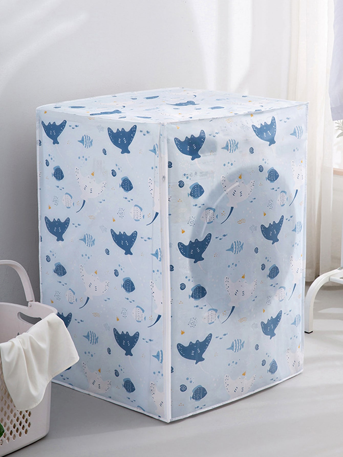 غطاء ماكينة الغسيل مزخرف برسوم كرتونية – مناسب للم...