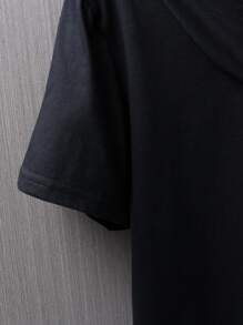 Manfinity EMRG 男士撞色小熊印花抽繩連帽T恤