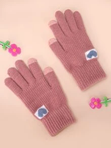 Heart Pattern Gloves - Multicolor - View 1