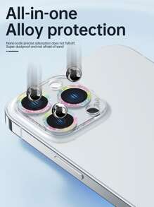 1入組閃光鏡頭保護膜相容於 iPhone15/15Plus/15Pro/15Promax - 彩色 - 查看 5