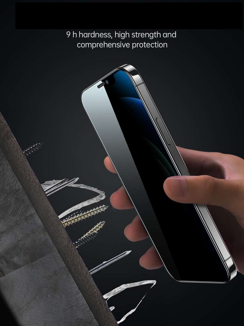 2pcs Privacy Tempered Glass Screen Protector Compatible With IPhone 17/16e/16/16 Plus/16 Pro/16 Pro Max/15/14/13/12/11 Pro Max/12/13 Mini, Also Compatible With IPhone X/XS Max/XR/7/8/6/6S Plus/SE
