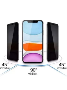 1 Miếng bảo vệ màn hình riêng tư & 1 Miếng bảo vệ ống kính máy ảnh & 1 Miếng dán mặt sau Tương thích với iPhone15/15Plus/15Pro/15Promax - Màu xám đen - Xem 6