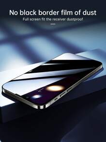 1 miếng bảo vệ màn hình riêng tư & 1 vỏ điện thoại trơn tương thích với iPhone15/15Plus/15Pro/15Promax - màu đen - Xem 8