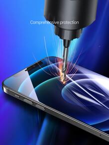 2 件装护眼手机钢化膜适用于 iPhone 16/16 Plus/16 Pro/16 Pro Max/15/15Pro/15 Plus/15 Pro Max - 淡紫色 - 查看 8