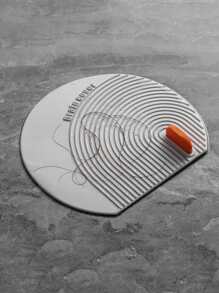 1pc Letter Graphic Random Color Floor Drain Cover - Multicolor - View 6