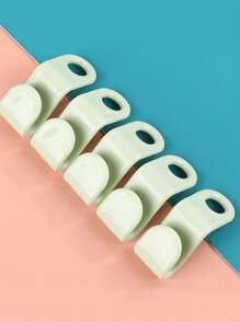 10pcs Random Color Clothes Hanger Hook, Hanger Connector For Wardrobe Organizer - Multicolor - View 3